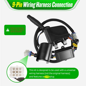 MUMPPRCE steering column cover adds a clean, professional look