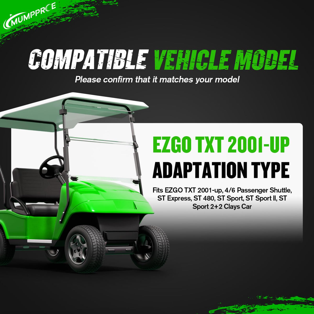 MUMPPRCE threaded rod 70897-G02 for EZGO TXT compatibility