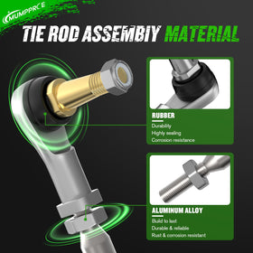 MUMPPRCE right-thread tie rod end; smoother steering response