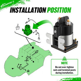 MUMPPRCE Yamaha Drive solenoid area for reliable electrical connections