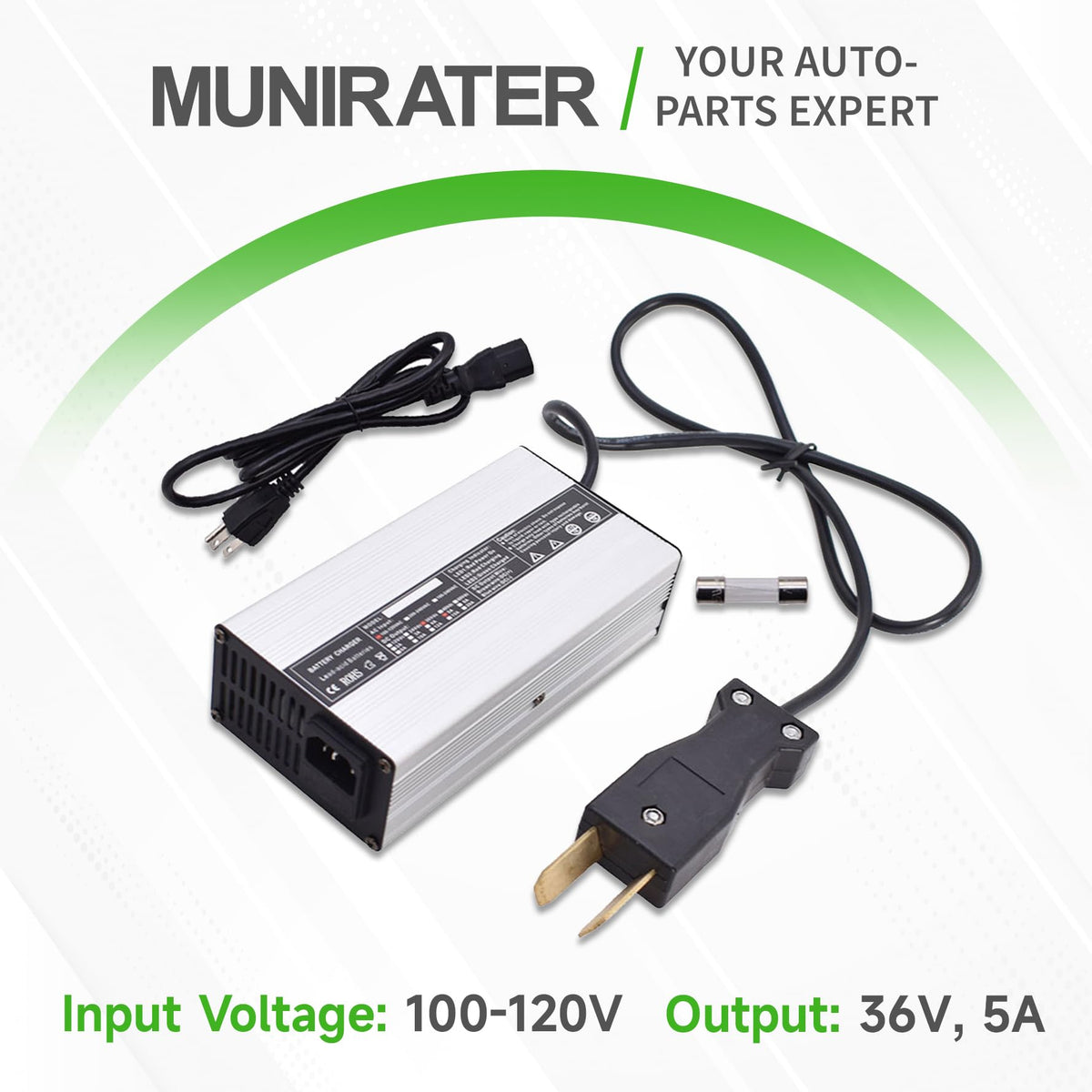 Munirater auto float charge mode helps preserve battery life