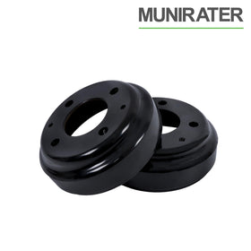 Munirater brake drum hub packaging with two hubs for complete kit.