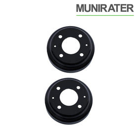 Munirater hub spline engagement shows tight fit to prevent stripping.