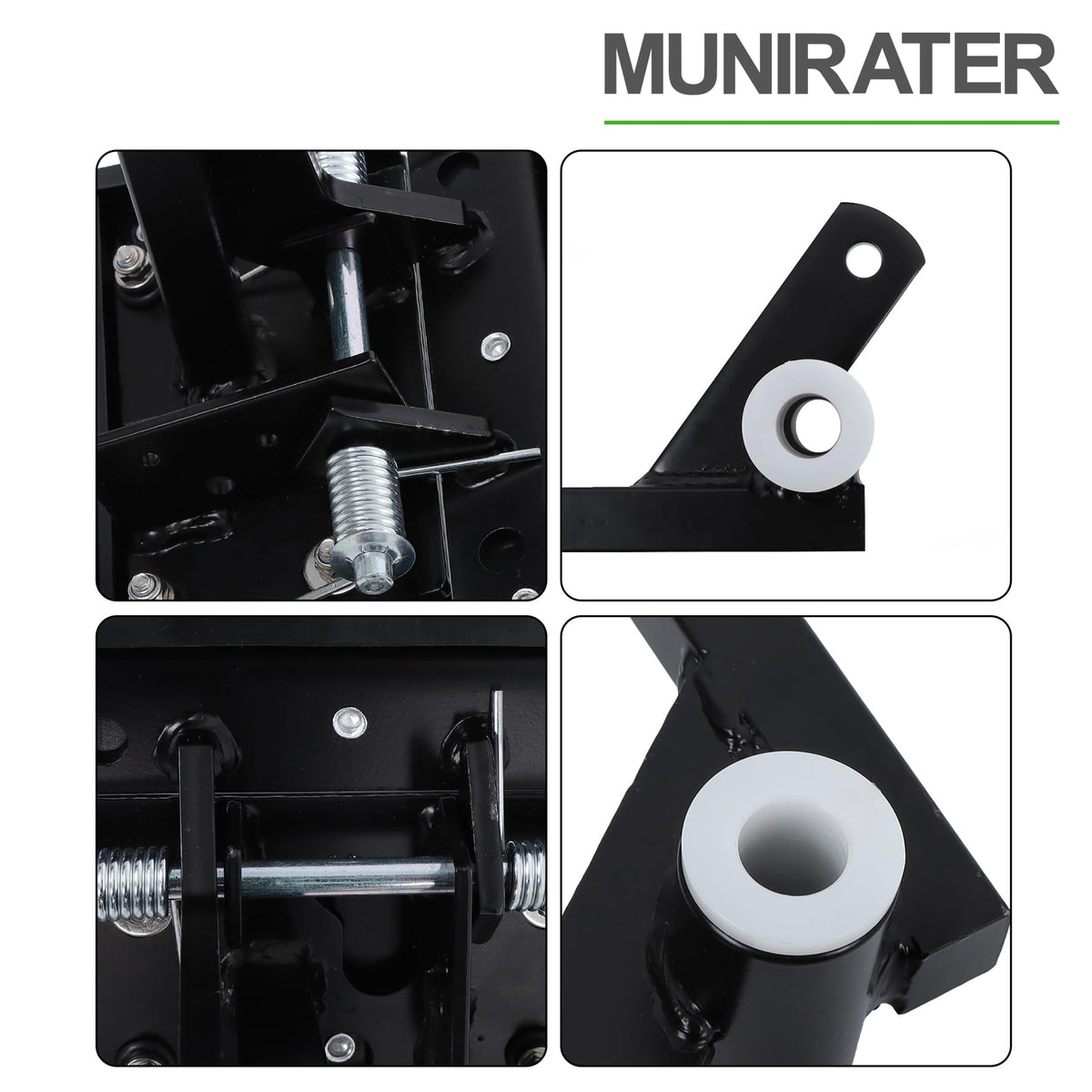 Munirater brake pedal front view showing fitment for 2001 and newer models.