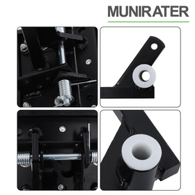 Munirater brake pedal front view showing fitment for 2001 and newer models.