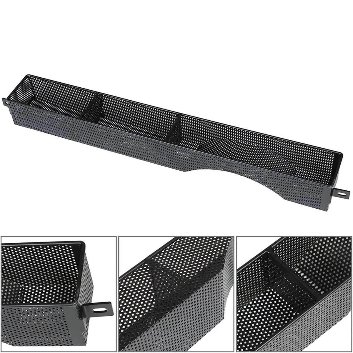 munirater front storage basket close-up shows sturdy rubberized coating