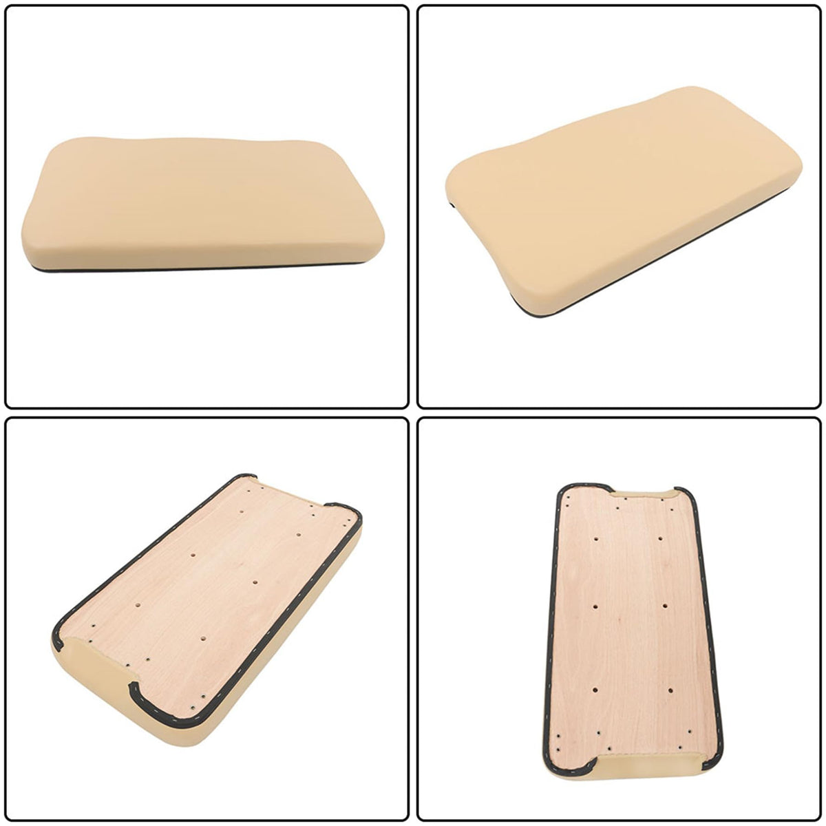 munirater seat bottom pad assembly for golf carts enhances comfort during ride.