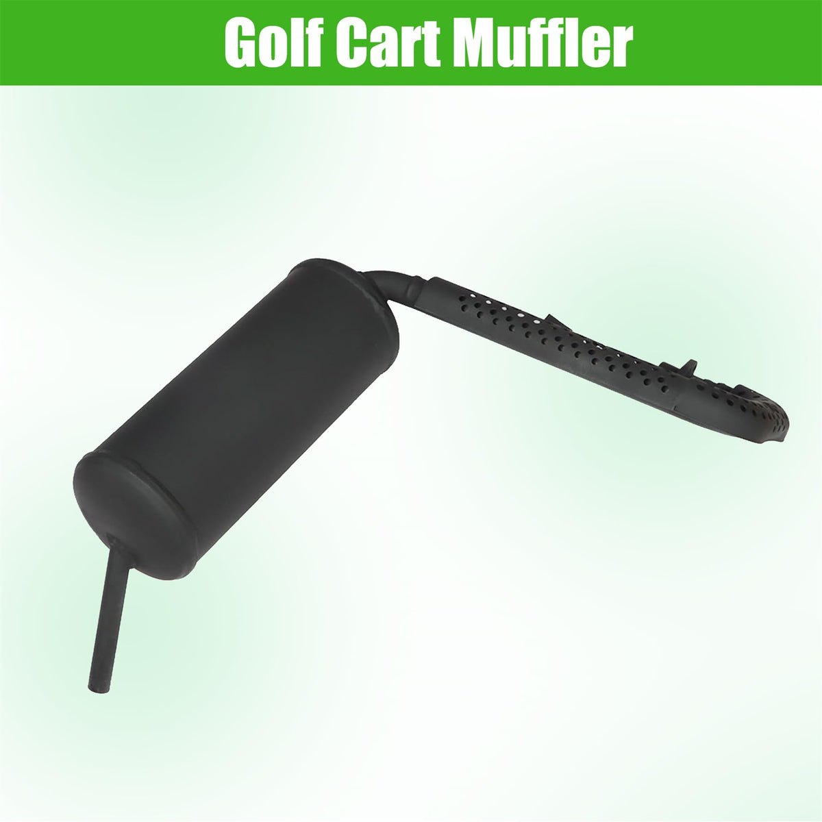 Munirater FE290 muffler back view highlights durable construction for long service.