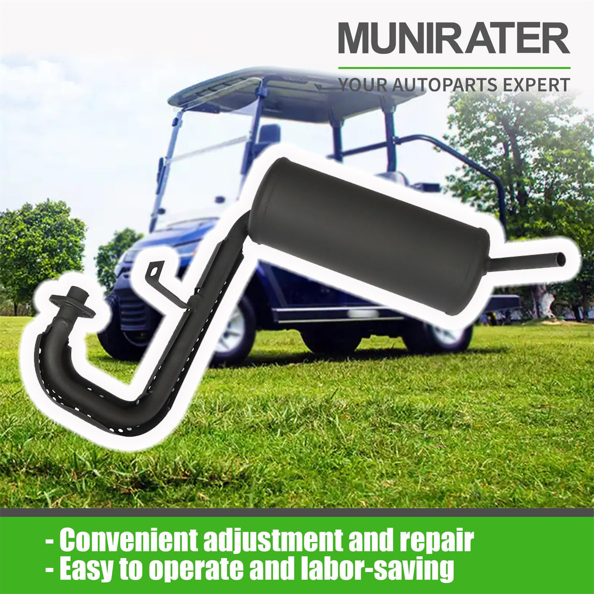 Munirater FE290 material close-up reveals sturdy black finish and heat resistance.