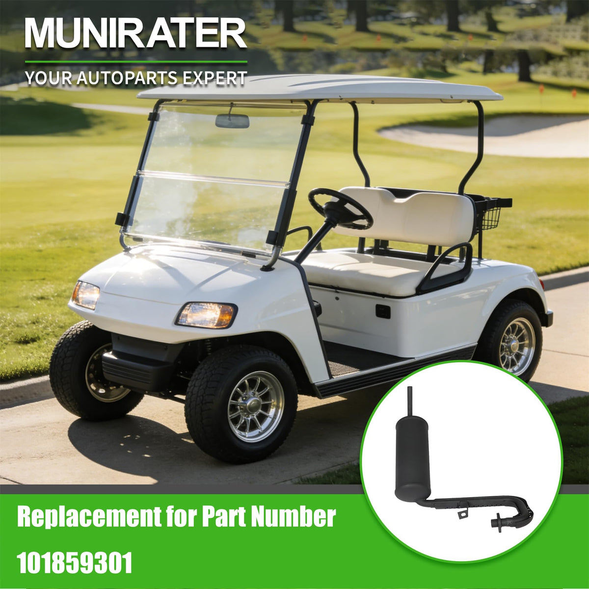 Munirater FE290 packaging image demonstrates ready-to-install replacement.