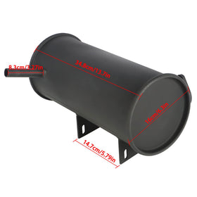Munirater golf cart muffler package includes one muffler for replacement.
