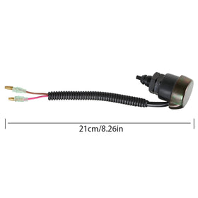 Munirater Stop Switch Assembly side view emphasizing easy installation and model compatibility