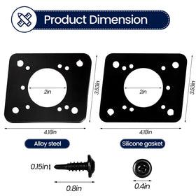 Muscovite silicone protection gasket guards cart finish during charging