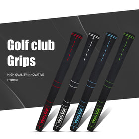 MUSTAFAR red grip side profile, balanced weight feel.