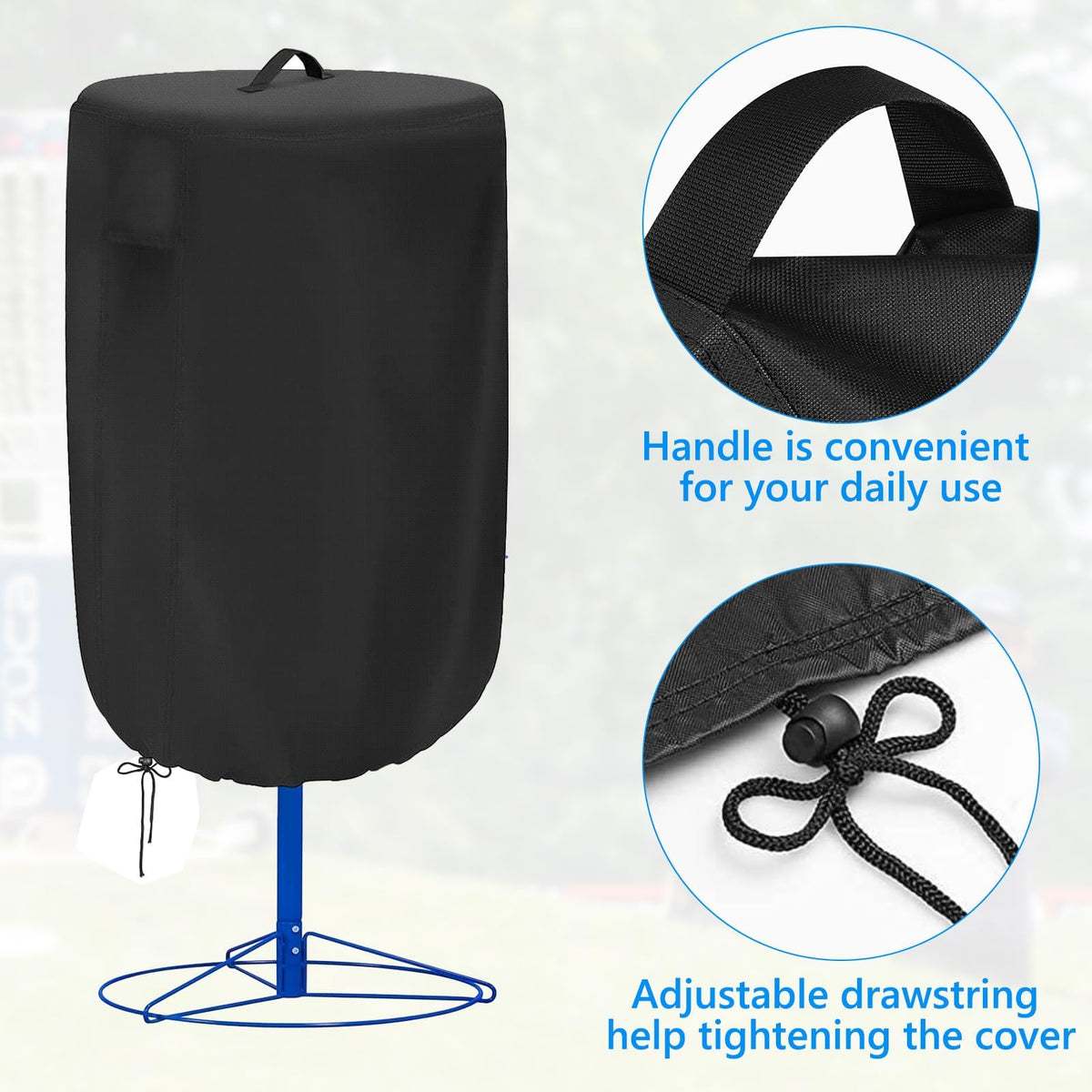 MUTUSHI adjustable drawstring bottom secures basket