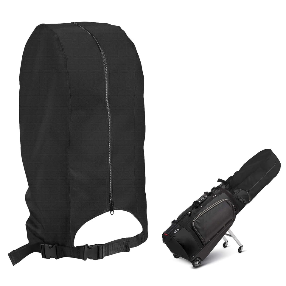 Mutushi Golf Bag Rain Cover with front zipper for quick club access