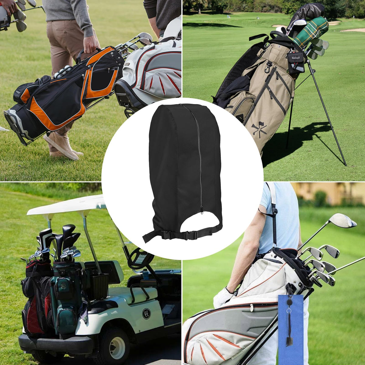 Mutushi golf bag cover built to last with abrasion-resistant fabric