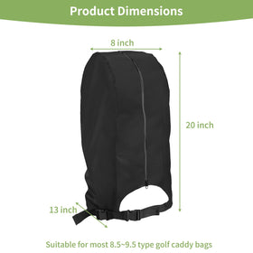 Mutushi universal-fit rain cover designed for 8.5–9.5 bags