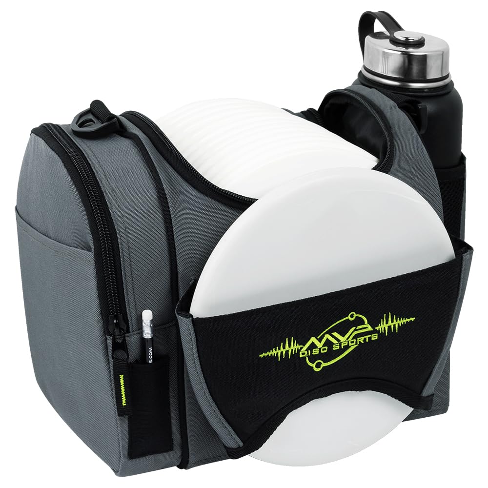 MVP Beaker bag lime front view, compact design and easy carry.