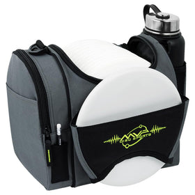 MVP Beaker bag lime front view, compact design and easy carry.