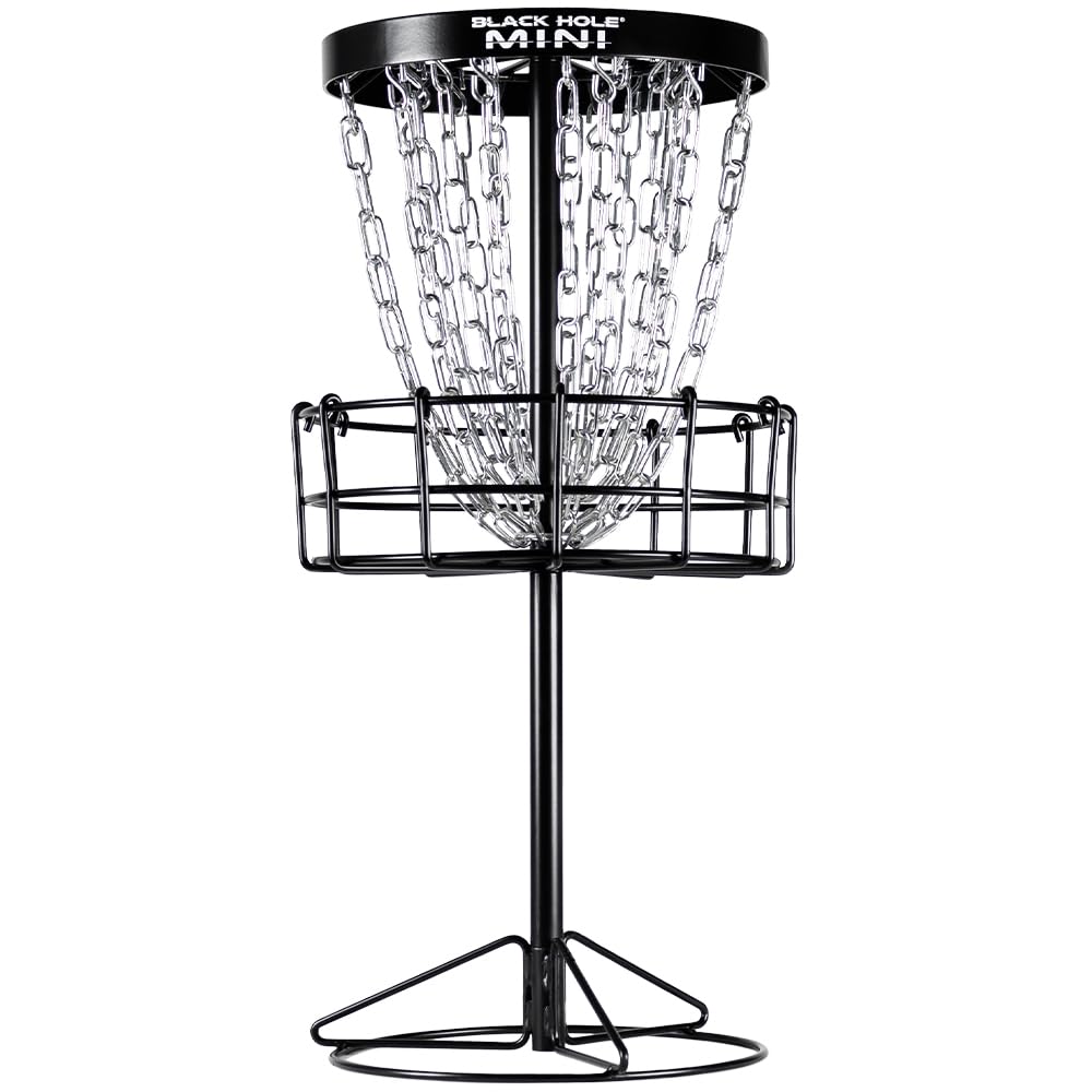 MVP Black Hole Mini with 24 chains for realistic catching during home practice.
