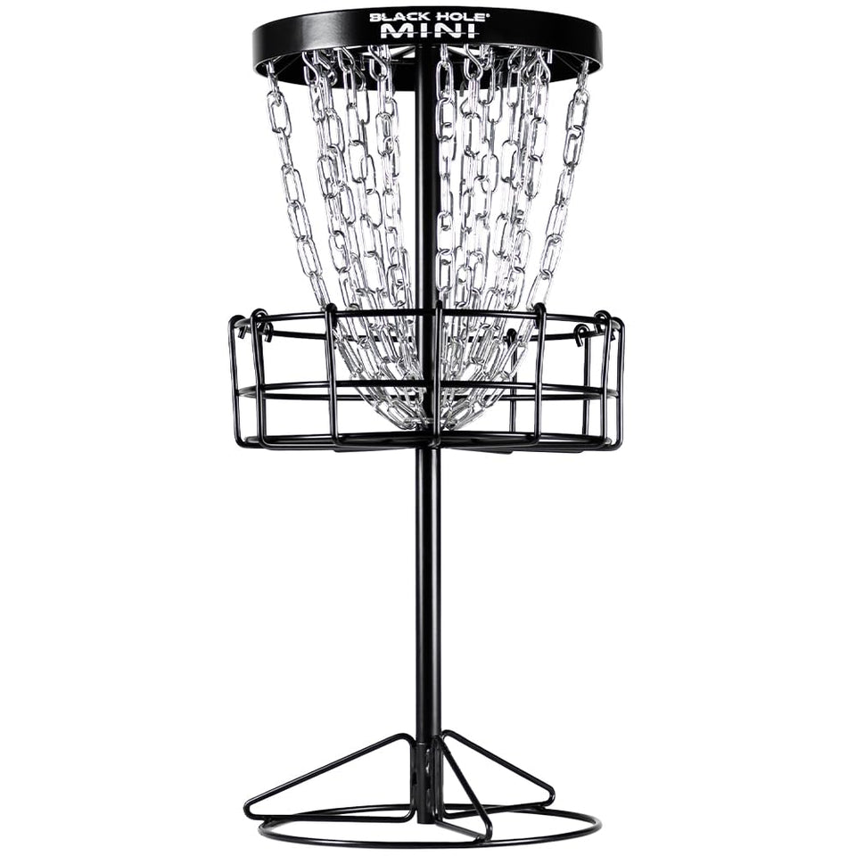 MVP Black Hole Mini with 24 chains for realistic catching during home practice.