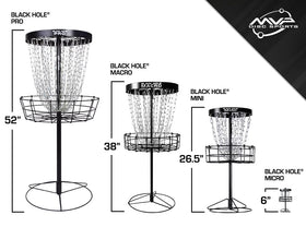 MVP Black Hole Mini all-metal construction for durable training sessions.