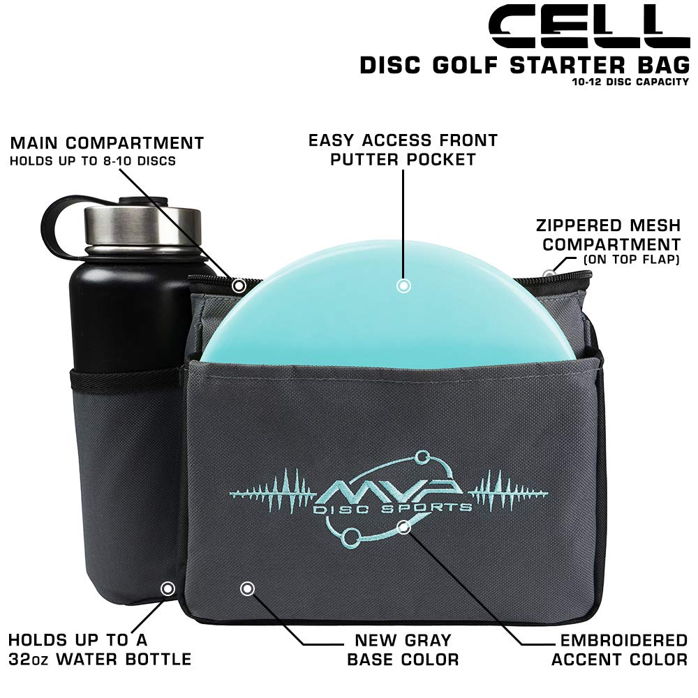 MVP Cell bag side pocket with room for scorecard and keys.