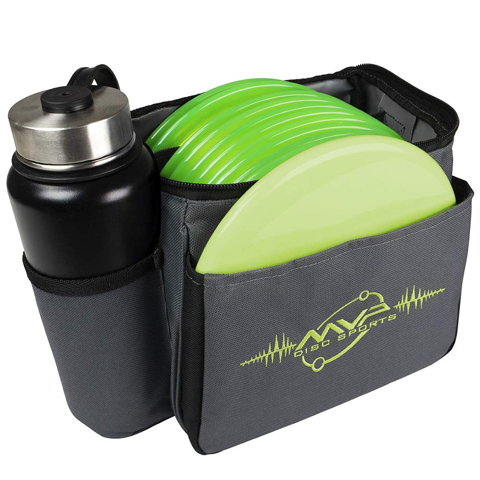 MVP Cell Disc Golf Starter Bag front view shows compact design for quick disc access