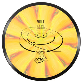 MVP Cosmic Neutron Volt in hand, ready for precise fairway placement.