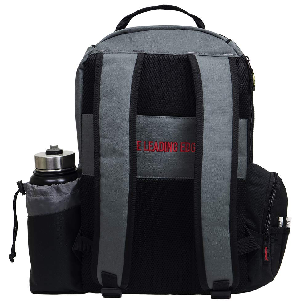 MVP Disc Shuttle water bottle holder keeps 32 oz bottle secure.