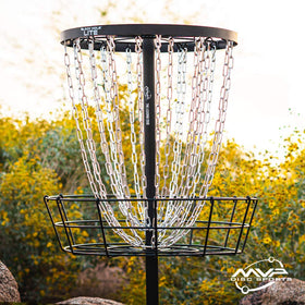 MVP Black Hole Lite all-metal construction with wide base for stability.