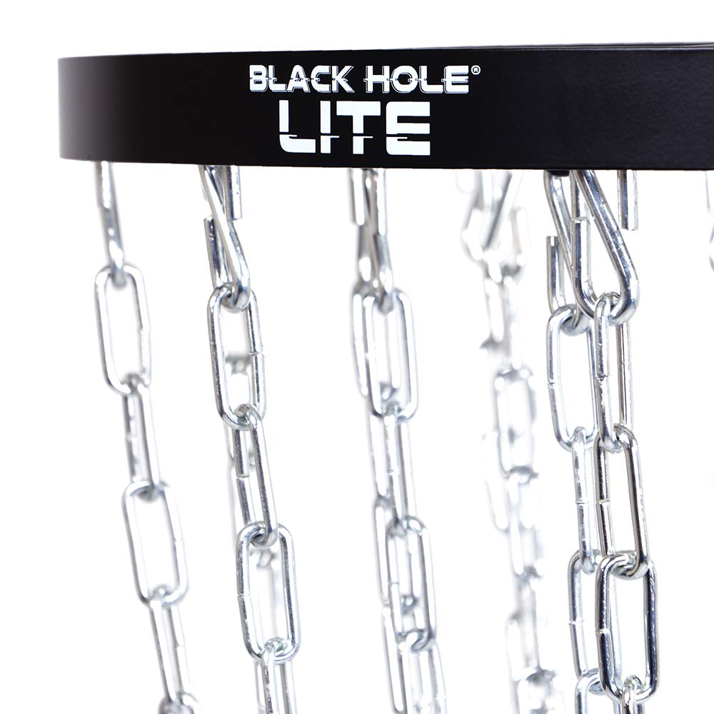 MVP Black Hole Lite PDGA-approved size for realistic practice.