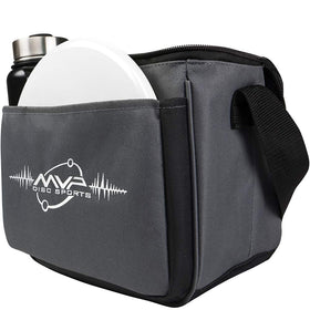 Zippered valuables pocket secures scorecard, keys, and wallet.