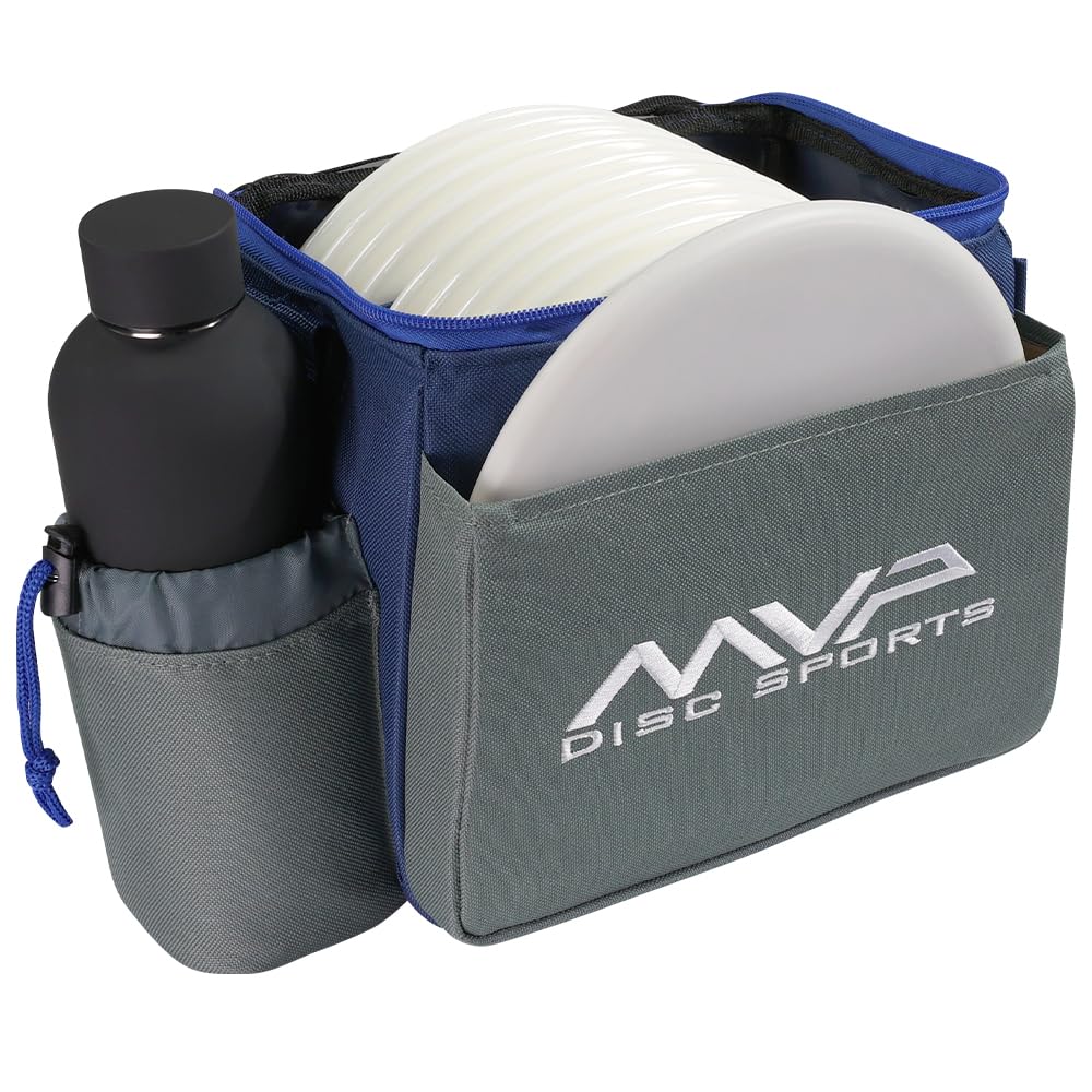MVP Disc Sports Cell Disc Golf Bag front view, compact for quick rounds.