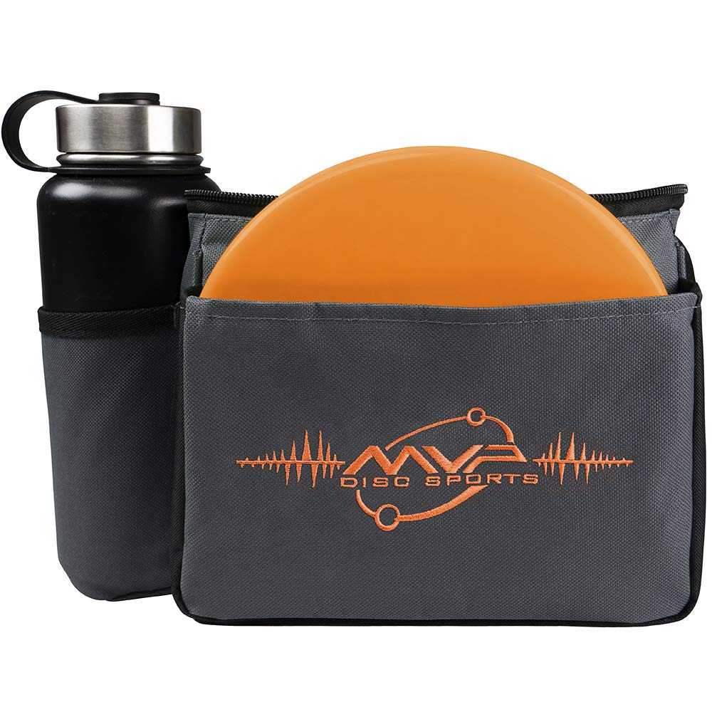 MVP Cell Disc Golf Bag top view with open main compartment for discs.