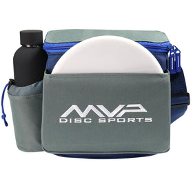 MVP Disc Sports Cell Disc Golf Bag main compartment showing 8-10 disc capacity.