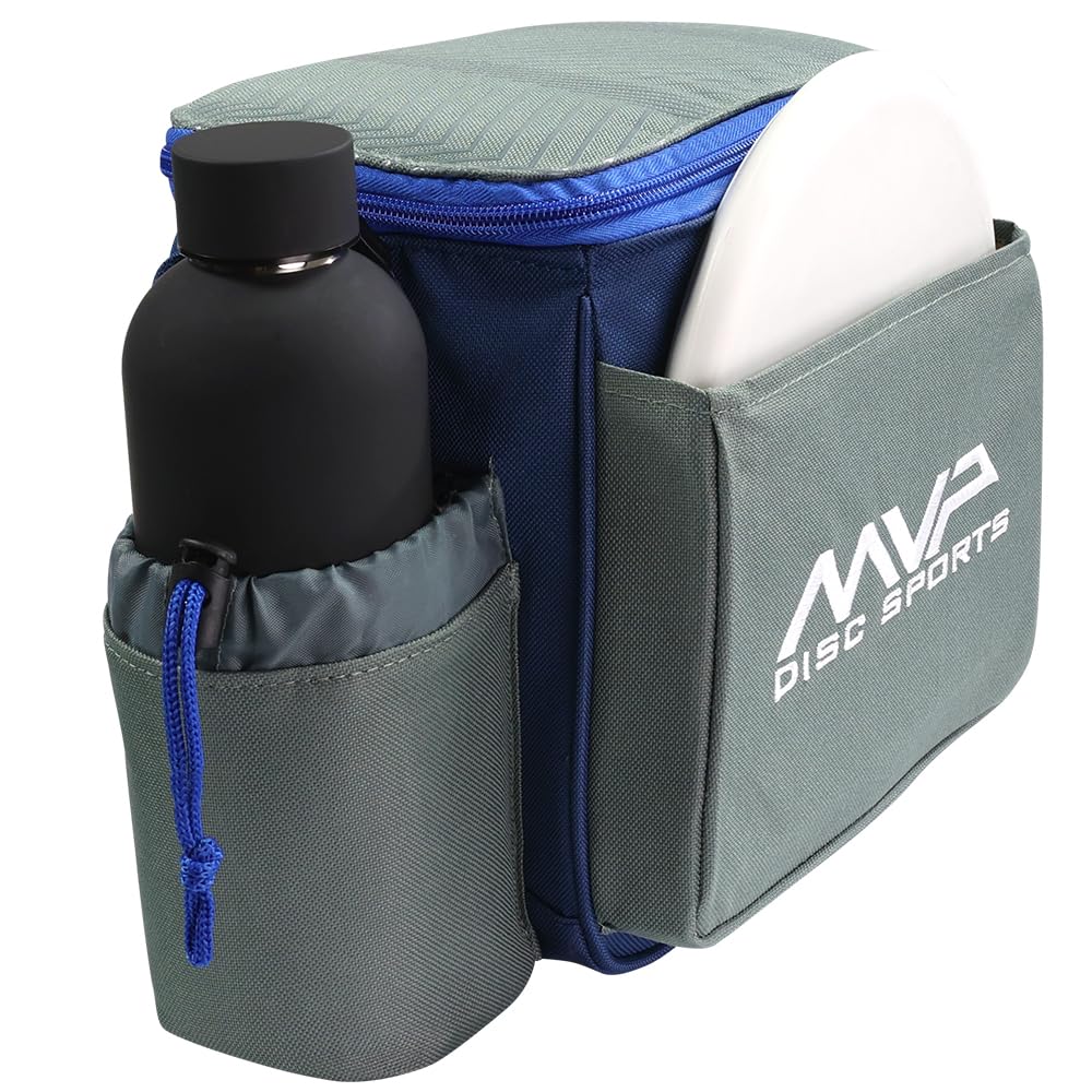 MVP Disc Sports Cell Disc Golf Bag putter pocket with accessible storage.