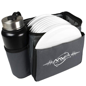 MVP Disc Sports Cell starter bag gray-white colorway for light, portable rounds.