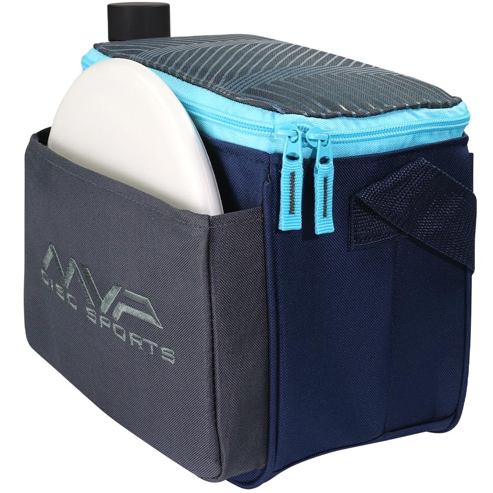 Putter pocket layout for organized putters and markers in the Cell bag.