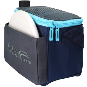 Putter pocket layout for organized putters and markers in the Cell bag.