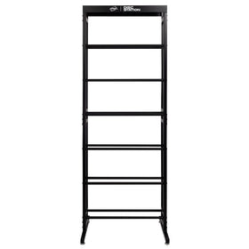 MVP Disc Sports Disc Station assembly-ready display for garage or room organization.