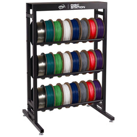 MVP Disc Sports Disc Station keeps hobby organized and accessible during practice.