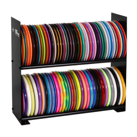 MVP Disc Sports Disc Station Lite full of discs for organized storage