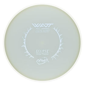 MVP Eclipse Glow 2.0 Watt putter front view showing deep profile and glow visibility.