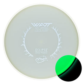 MVP Eclipse Glow 2.0 Watt putter top view emphasizes grip comfort.