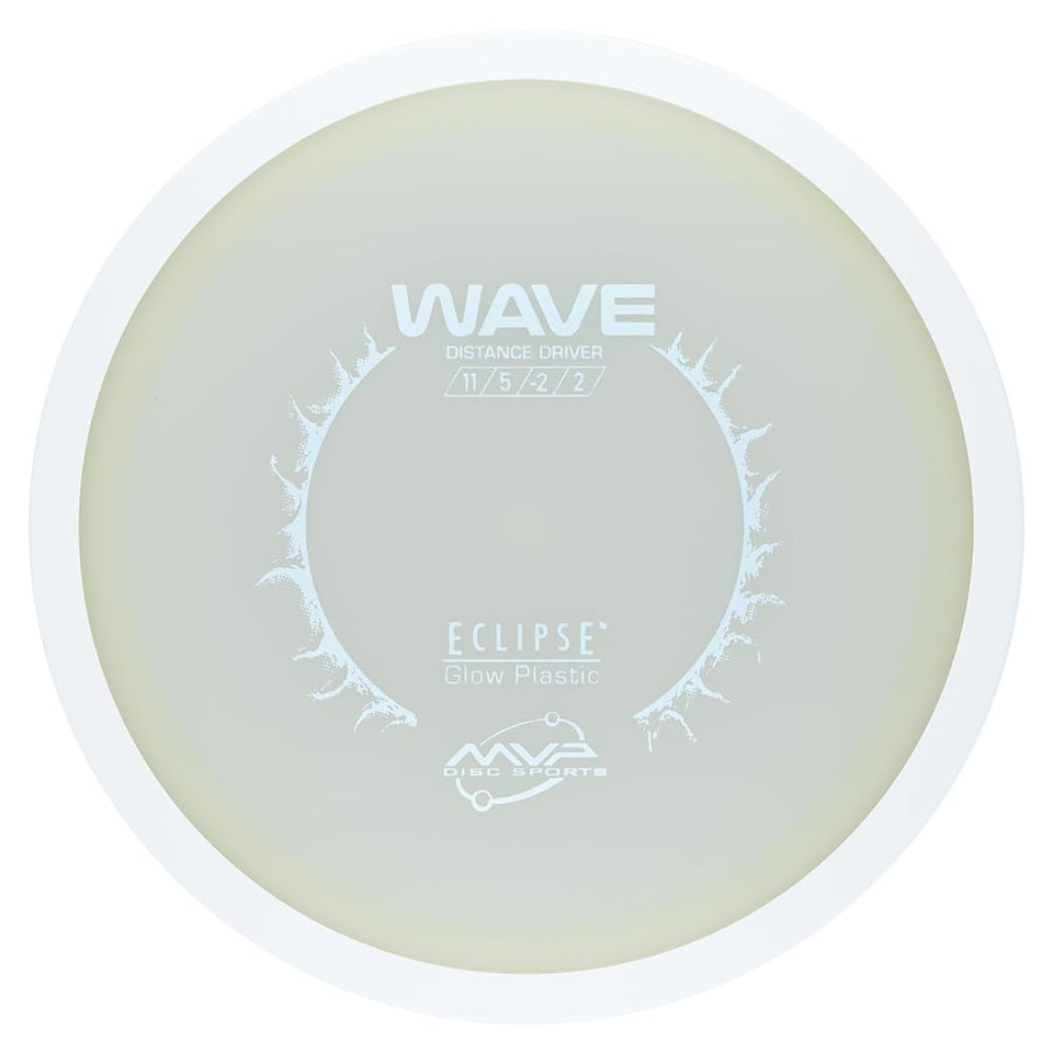 MVP Eclipse Glow 2.0 Wave in flight for long-distance accuracy.