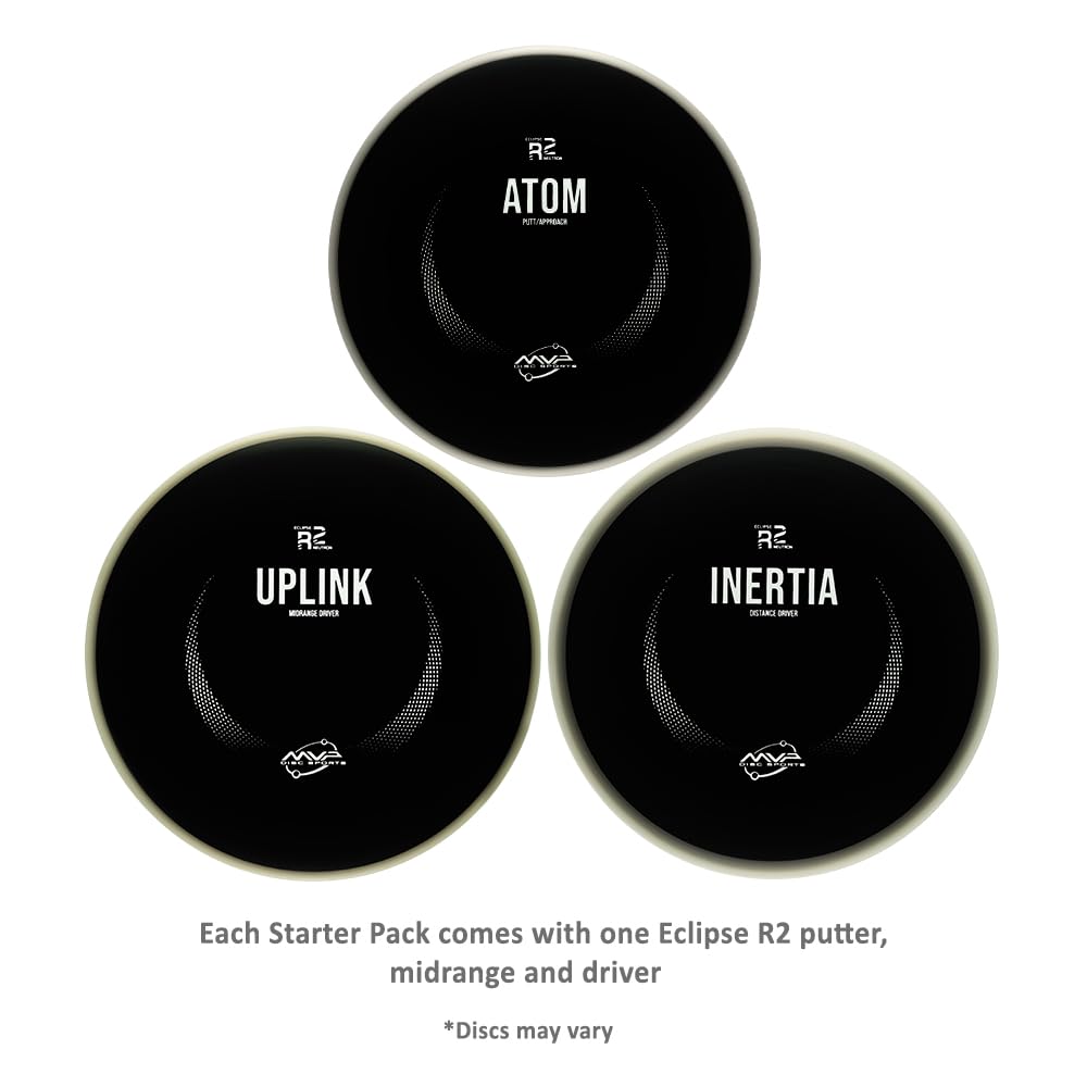 MVP Eclipse R2 set with arranged discs showing beginner-friendly pack.