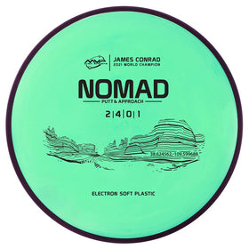 Nomad Soft putter from MVP with neutral stability for straight finishes.