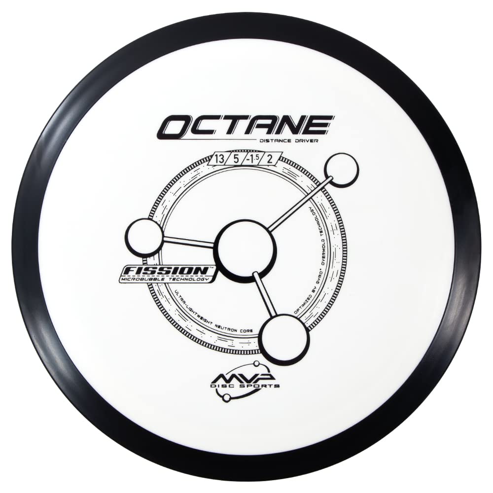 MVP Disc Sports Fission Octane core close-up showing ultralight design for longer distance capability